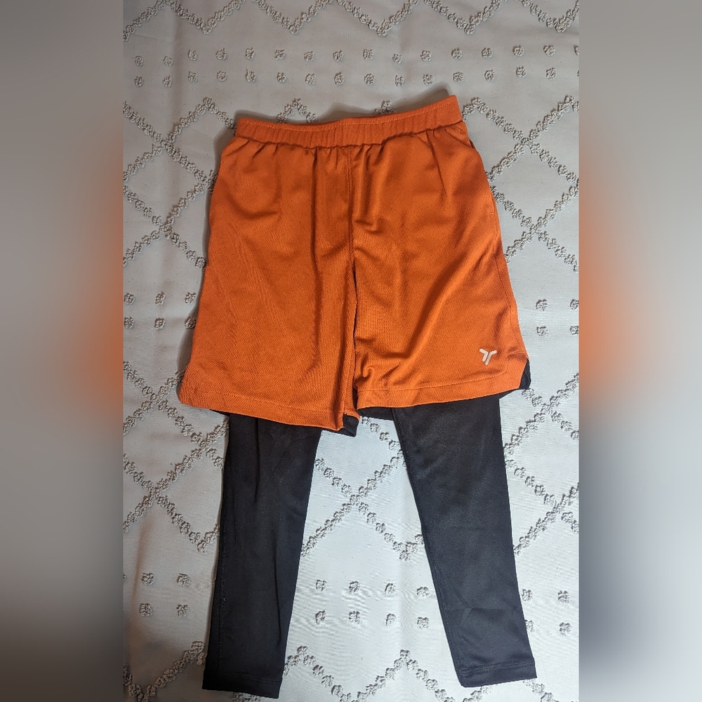 Boys sports shorts with leggings